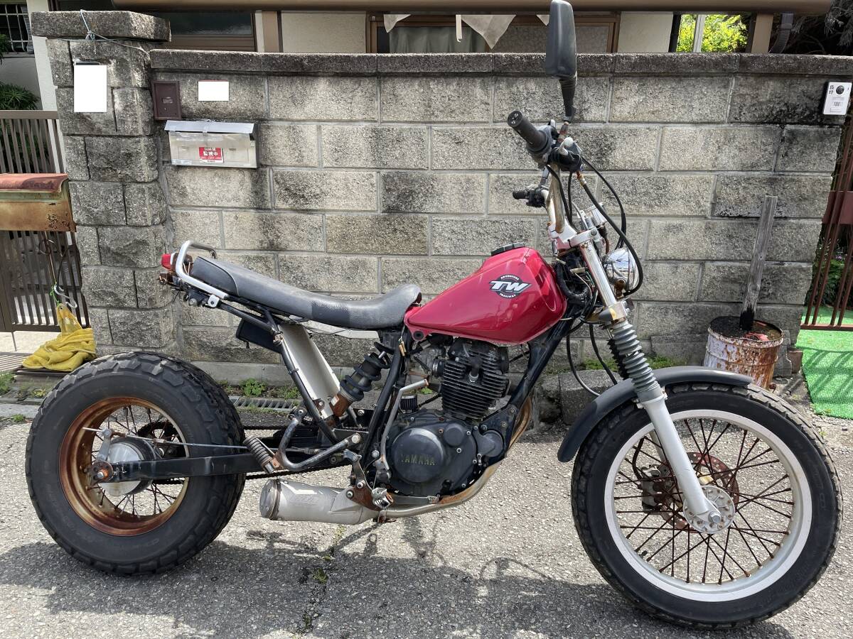 ロンスイ TW200 2JL 鍵付き 部品取り車の画像2