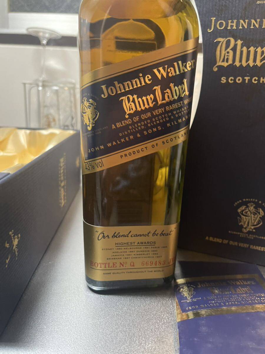 ジョニーウォーカー　ブルーラベル　JOHNNIE WALKER BLUE Label スコッチ ウイスキー _画像6