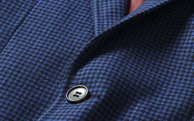 XZLG紺（48A M度）新品 完売■紳士 2釦wool 49% メンズ ウール テーラードジャケット ライトグレー WOOL ブレザー_画像5