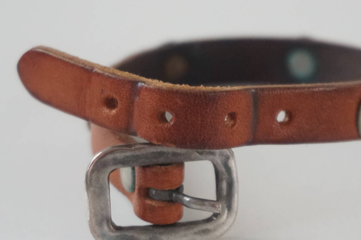  Il Bisonte IL BISONTE* bracele / bangle / belt * metal fittings / Logo plate * leather / leather *