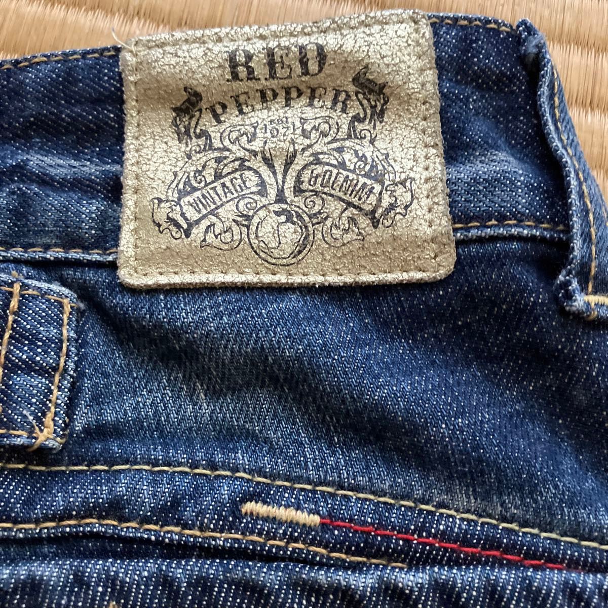 【入手困難☆人気☆RED PEPPER】花柄 デニムパンツ サイズ25 RED PEPPER デニム レディース サイズ25|Yahoo!フリマ(旧