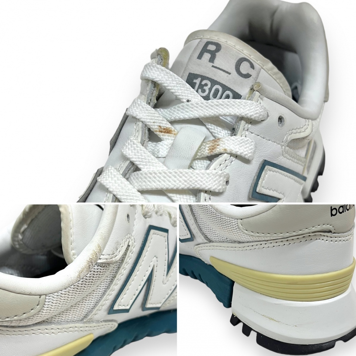 21 год производства New Balance New balance M1300 low cut кожа сетка спортивные туфли MS1300WG обувь Vibram подошва обувь 26.5cm белый 