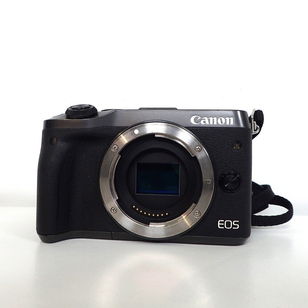 Canon キャノン EOS M6 ボディ カメラ ブラック ミラーレス デジタルカメラ 写真 動画 撮影 OA機器 EG13855 中古_画像2