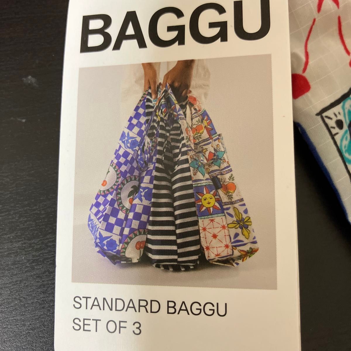 新品　BAGGU バグゥ　STANDARD BAGGU Set of 3 エコバッグセット