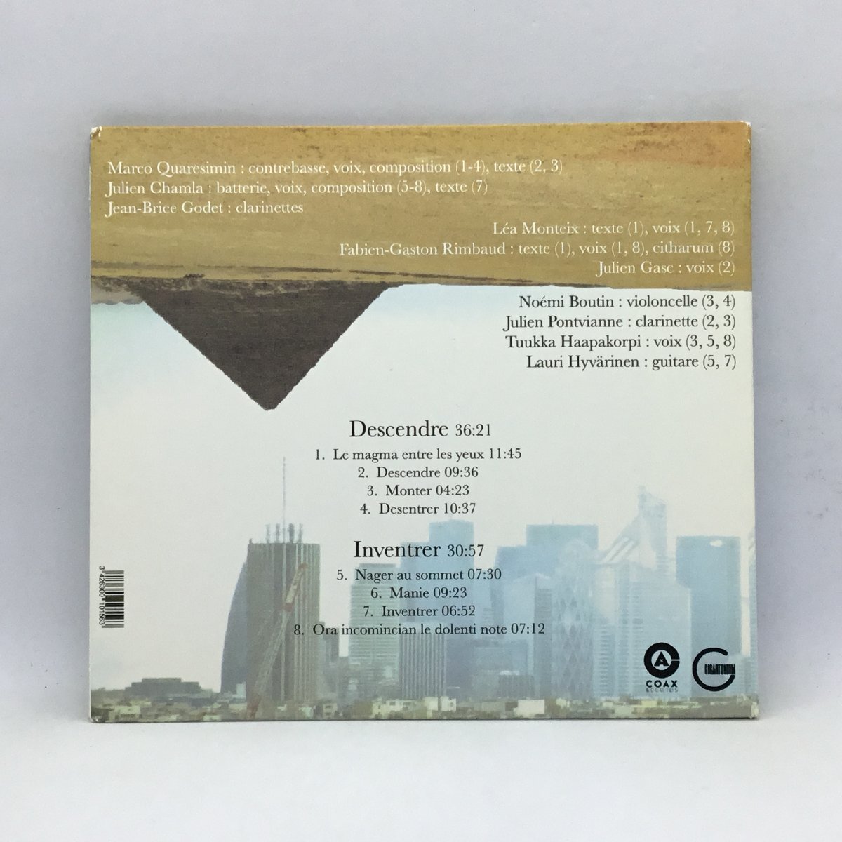 Tripes/Descendre, Inventer (CD) GIG008TRI1