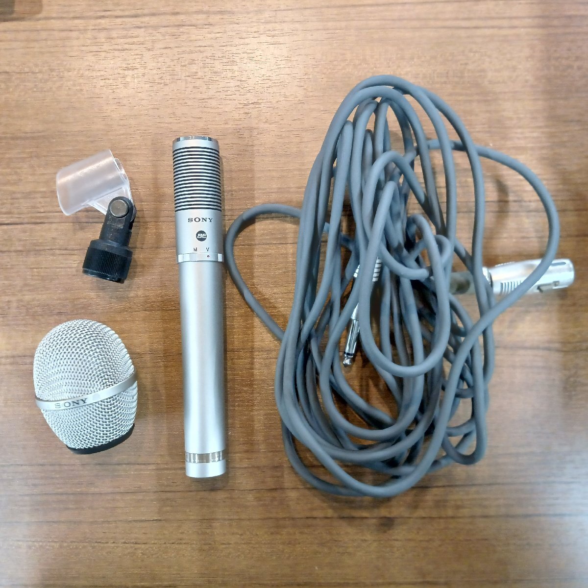 動作未確認◇SONY electret condenser microphone ECM-23F ○コンデンサーマイク ①_画像3