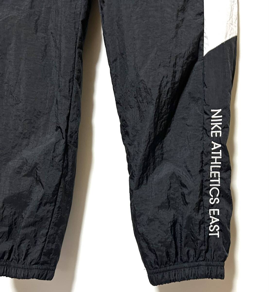 NIKE NSW CF CB I2SP Woven Pants（S）黒 ナイキ ウーブン トラック パンツ ナイロン ロンパン ジョガー 裏メッシュ_画像4