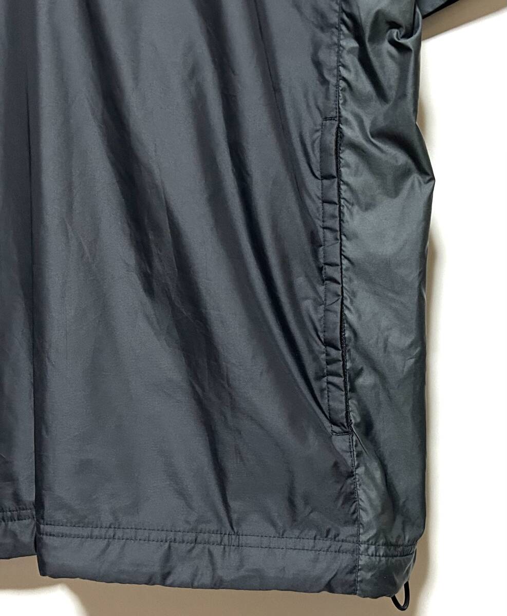 NIKE GOLF ハーフジップ プルオーバー シャツ（XL）黒 ナイキ ゴルフ アノラック 半袖 総裏メッシュの画像4