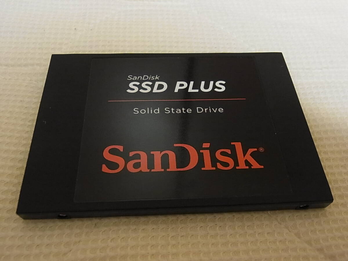 正常 100% 25時間 SDSSDA-480G サンディスク San Disk ソリッド ステート ドライブ SSD プラス PLUS 480GB 2.5インチの画像3