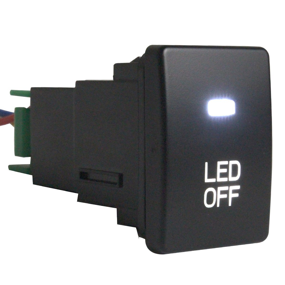 エスティマハイブリッド AHR20W H18.1～ LED：ホワイト/白 ON/OFFスイッチ 増設 USBスイッチホールカバー 電源スイッチ オルタネイト式の画像1