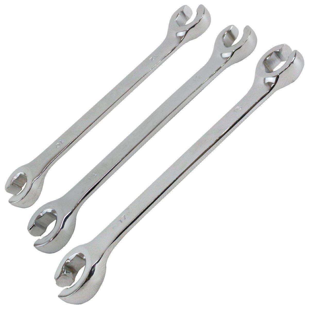 [ mail service correspondence ][3 pcs set ] flair nut wrench 10mm 12mm 14mm 15mm 17mm brake pipe car bike maintenance tool automobile bolt nut 