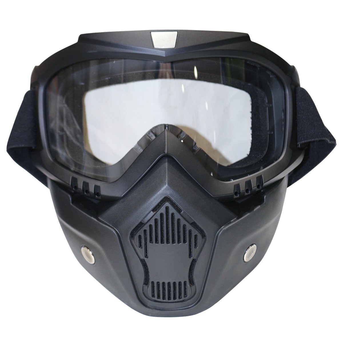  touring . airsoft etc. . large activity! full-face type face mask clear lens transparent bike motorcycle ski snowboard - outdoor 