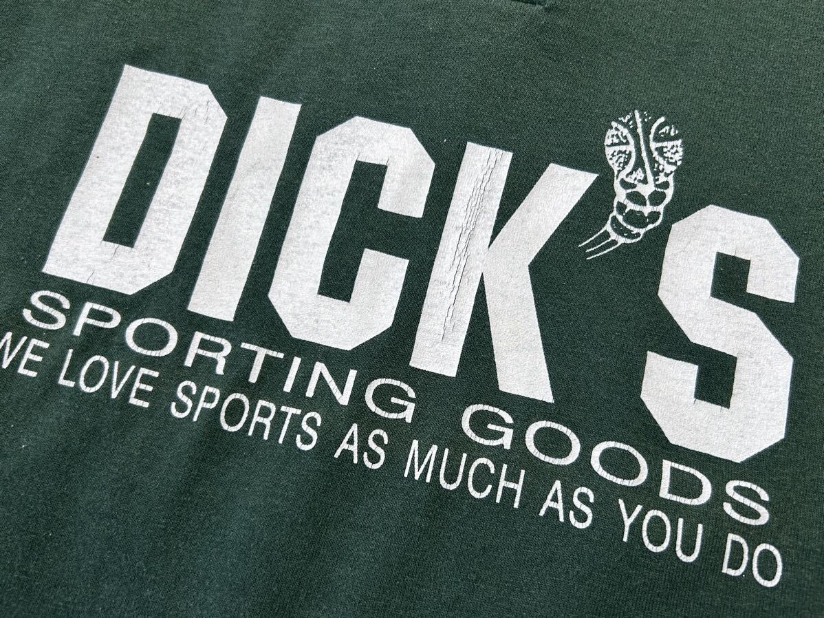 90s DA DICK'S バスケ カレッジロゴ チームロゴ 半袖 Tシャツ　　ヘンリーネック ナンバリング 90年代 ヴィンテージ ビンテージ 玉9695_画像4