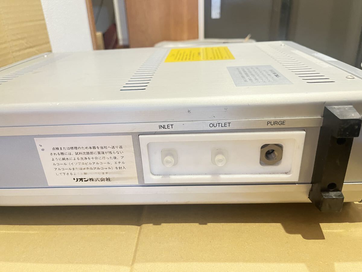 中古リオン株式会社 光散乱式自動粒子計数器 KL-20 AC100V 45VA 通電OK 動作未確認_画像2