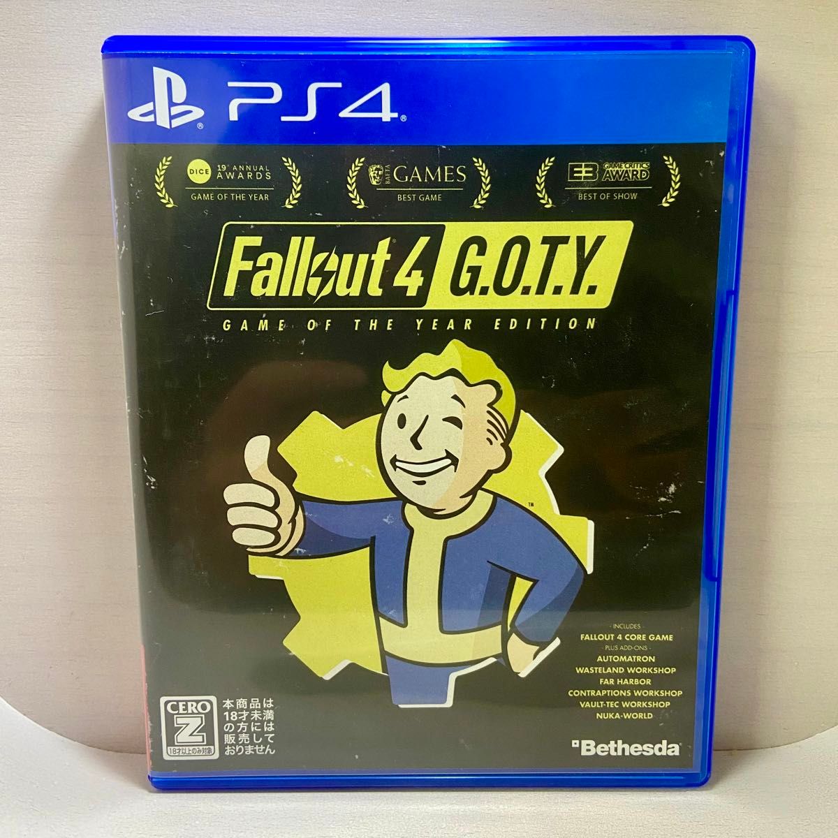 PS4 フォールアウト4 GAME OF THE YEAR EDITION G.O.T.Y. Fallout 4 中古