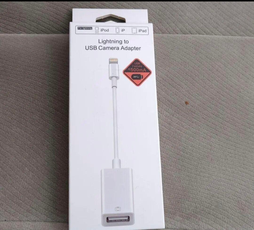 lighting　to usb Camera　Adapter Lightning Apple ライトニング　lighting Camera lighting Apple Adapter アダプター ライトニング_画像1