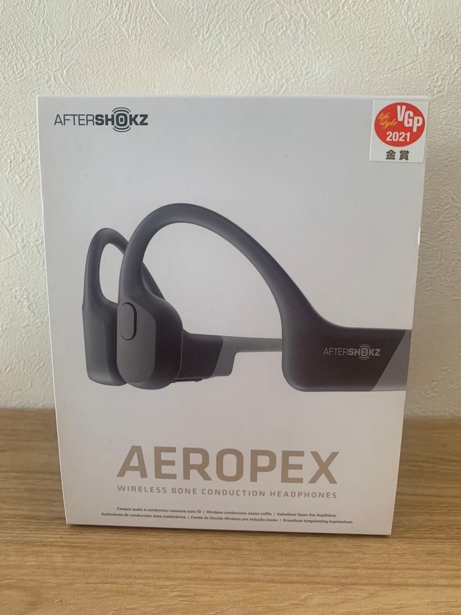 アフターショックス Aftershokz エアロペックスAeropex 骨伝導イヤホン LUNAR GRAY ルナグレー