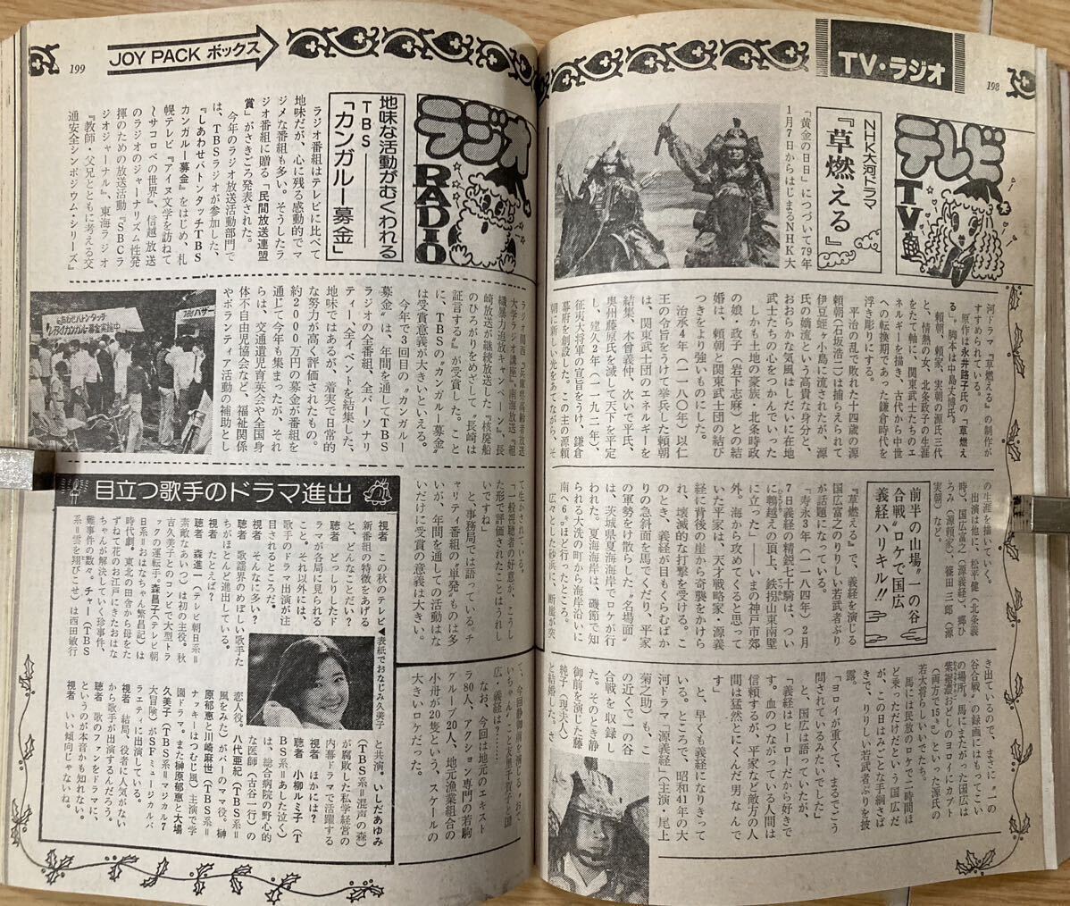 旺文社　高一時代　1978年12月号　表紙：大場久美子_画像9