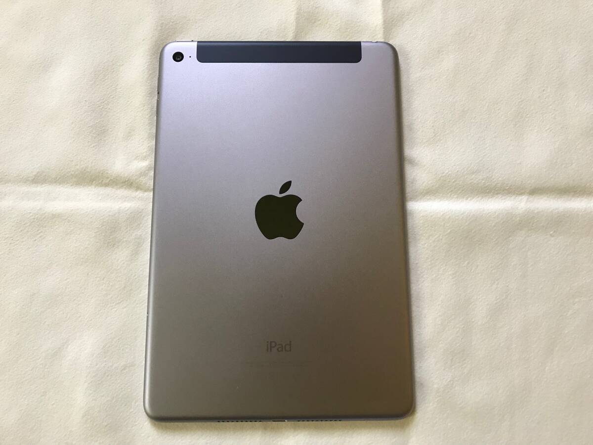Apple iPad mini 4 Wi-Fi ＋ Cellular 32GB スペースグレイ SIMフリー バッテリー 94% カーナビ代わり Space Greyの画像5