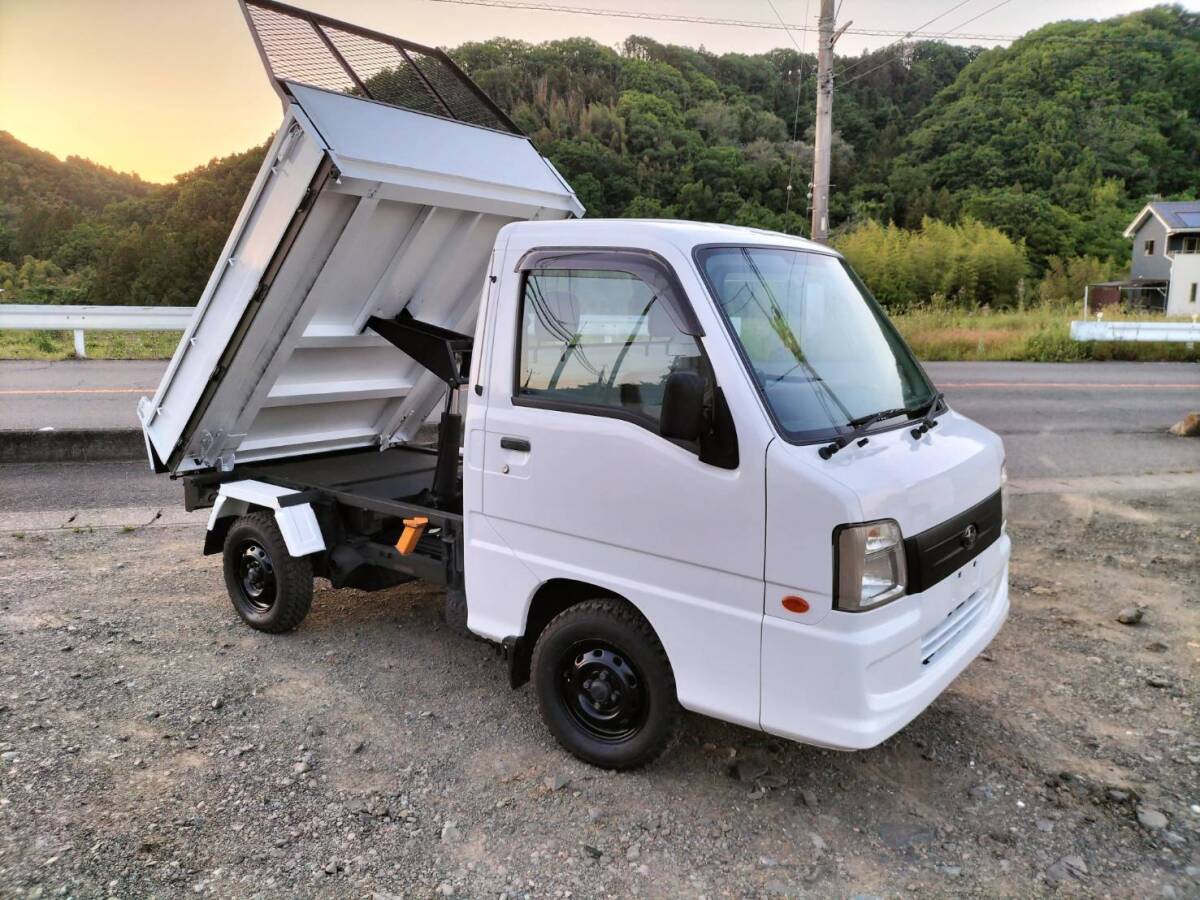 スバルサンバートラック☆ダンプ☆TT2☆平成17年☆37980km☆マニュアル☆AC☆PS☆4WD☆エアバッグ☆7年5月車検_画像9