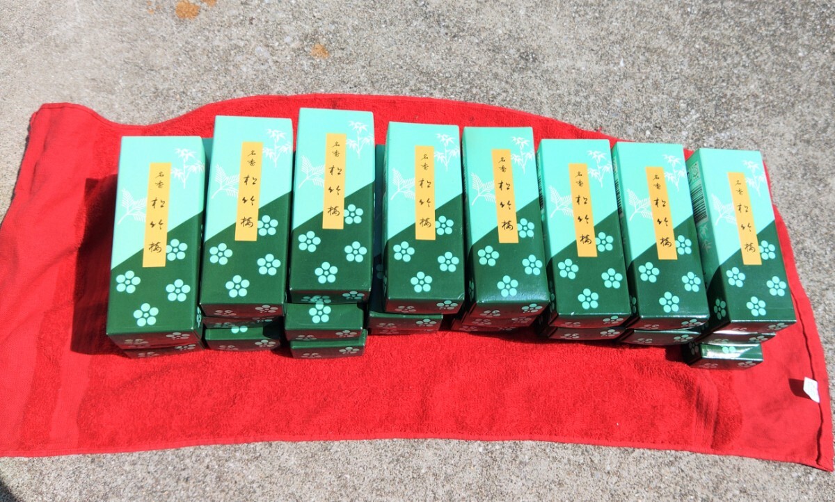 ... name . pine bamboo plum incense stick 24 box unused goods 