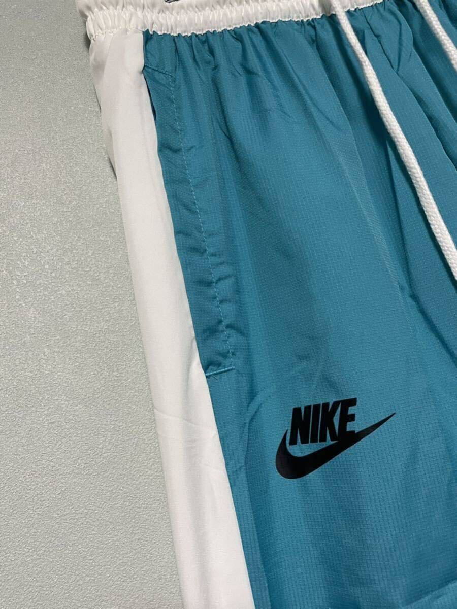 XL 新品 NIKE ナイキ メンズ ウーブンパンツ フォース スターティング 5 ジョガーパンツ 水色 バスケ ナイロンパンツ ジャージ 水色_画像7