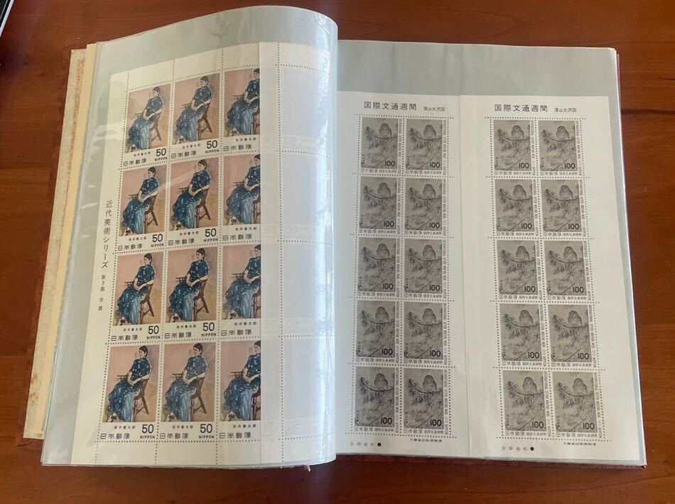 切手シート約76枚 日本郵便、近代美術シリーズ、日本の歌シリーズ、記念切手、昆虫シリーズ _画像7