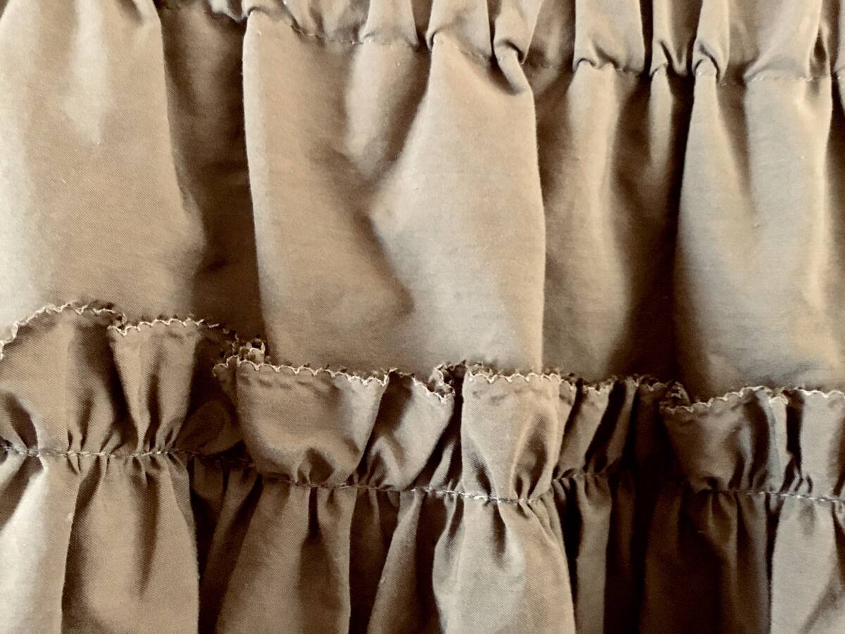 * mina perhonen mina perhonen cotton silk gathered skirt 38 forestdot embroidery long 