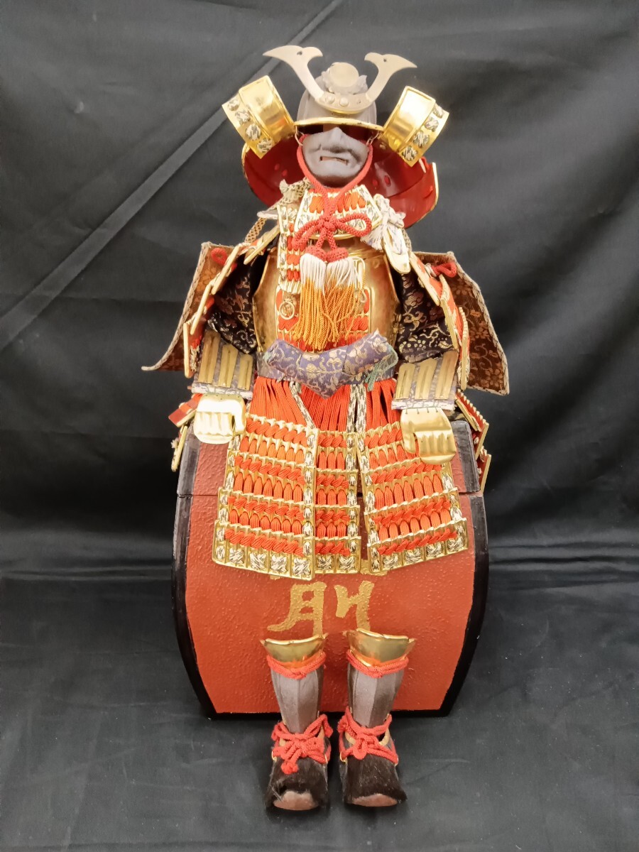  old Boys' May Festival dolls .book@ necessary . Osaka armour helmet armour box equipped antique Vintage antique retro 