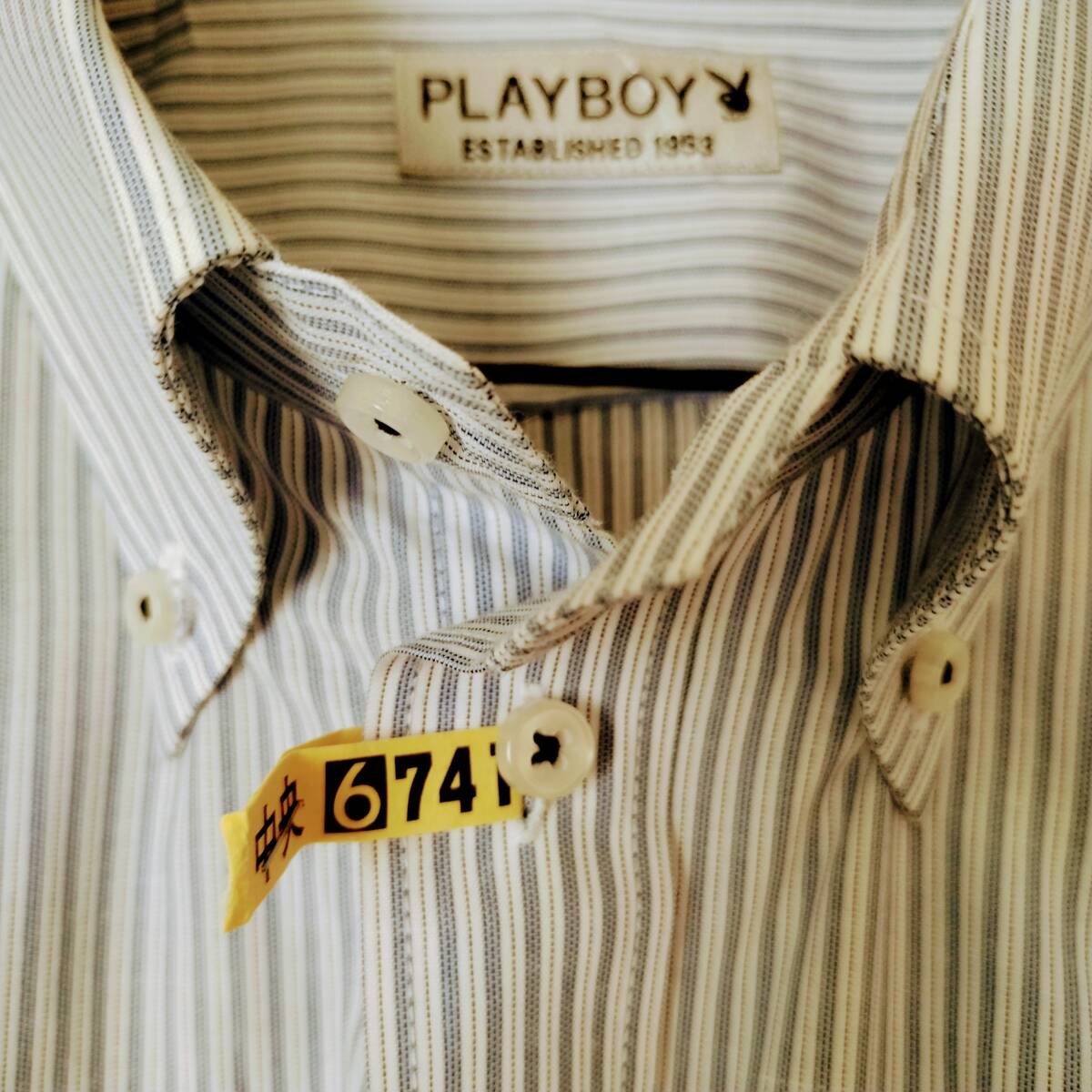 PLAYBOYボタンダウンシャツ４３－８４_画像3