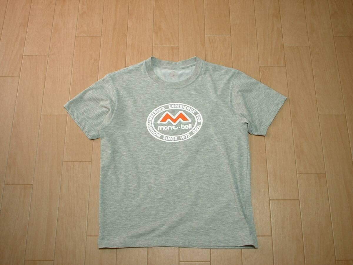 即戦力2着セットmont bellドライフィットアウトドアTシャツSグレー正規1104005モンベル1114322ウィックロンクルーネックアルパインロッシュの画像3