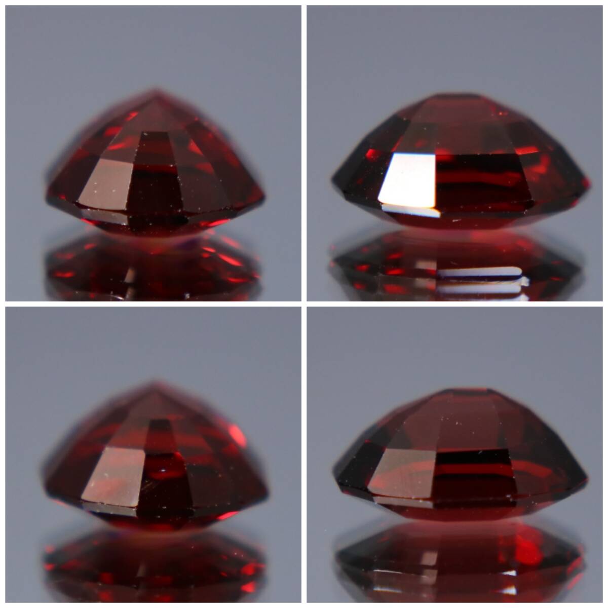 天然ロードライトガーネット 3.65ct【P167】ソーティング付き