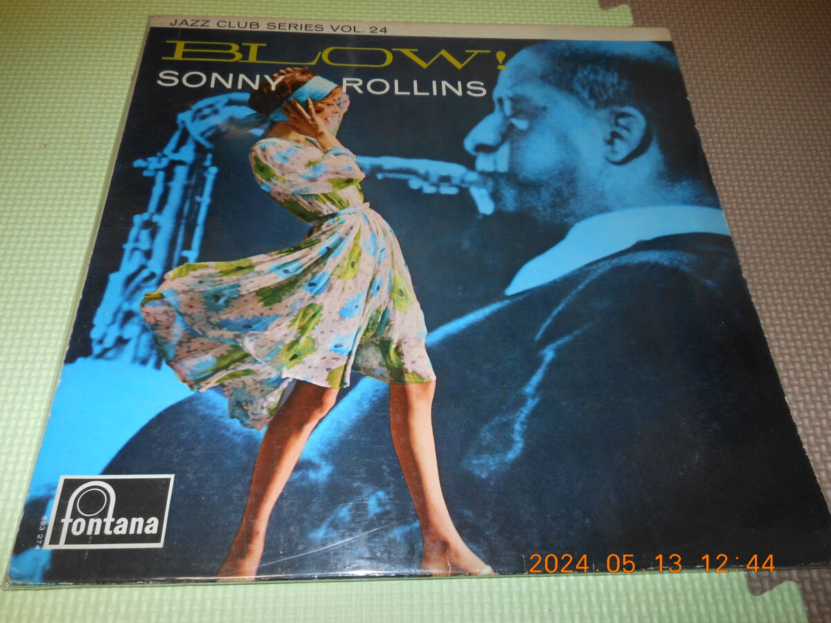 【蘭 MONO】SONNY ROLLINS/BLOW FONTANA 683 274 JCL COAT/内溝有 SONNY CLARK(p) 貴重蘭プレス 高音質盤_画像1