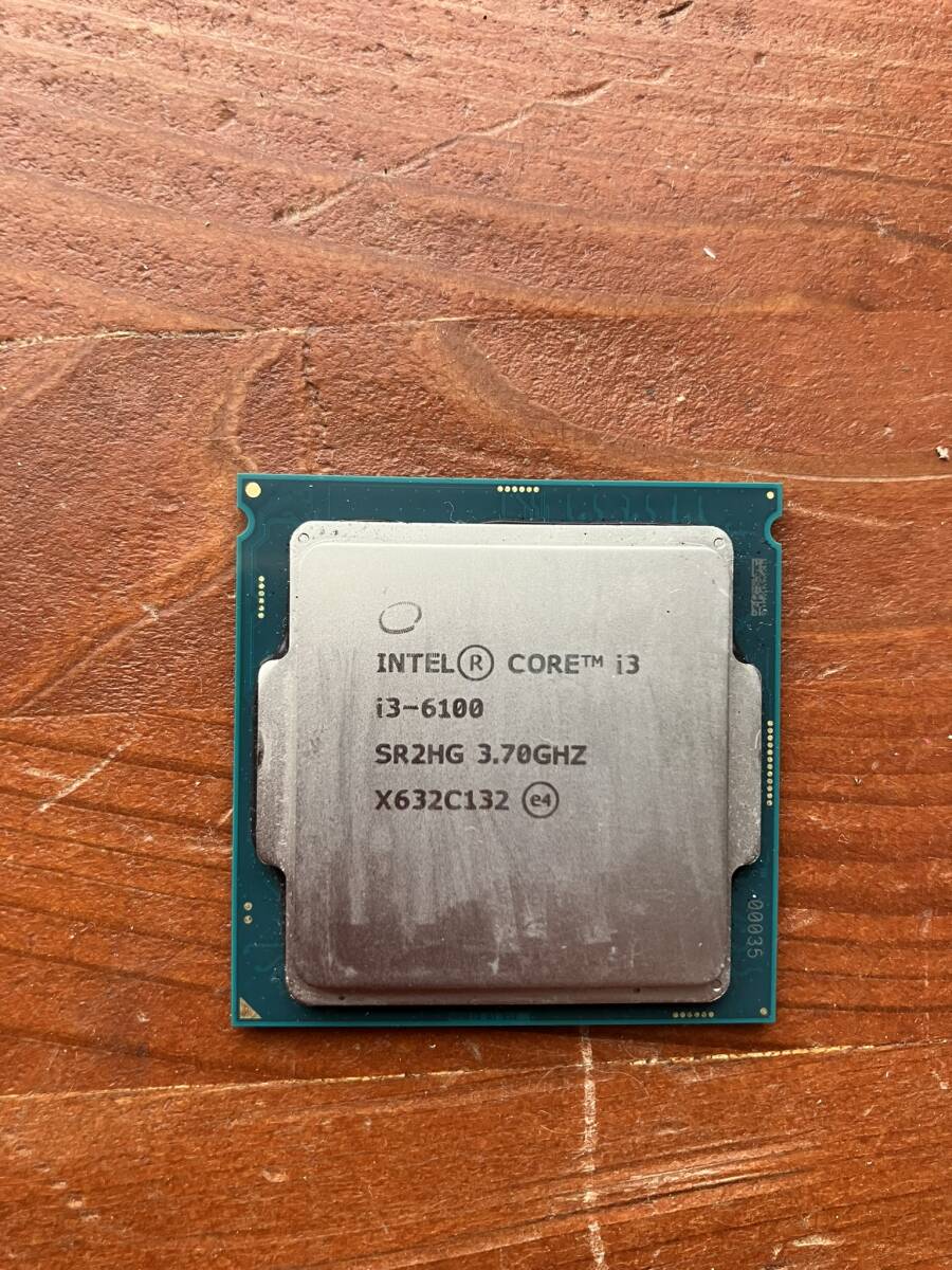CPU　i3-6100　3.70GHｚ