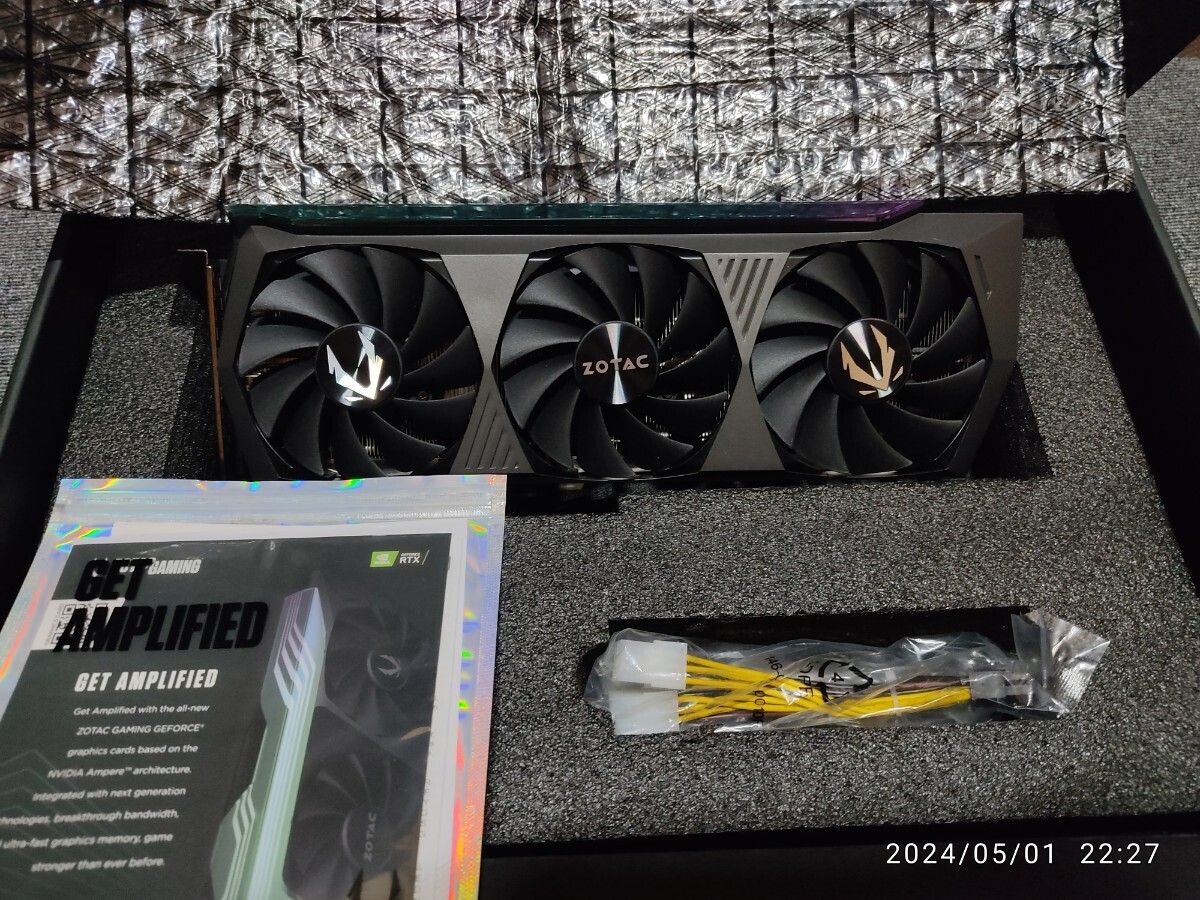 訳アリ ZOTAC GeForce RTX 3080Ti AMP HOLO 12GB　ビデオカード　グラフィックボード_画像2