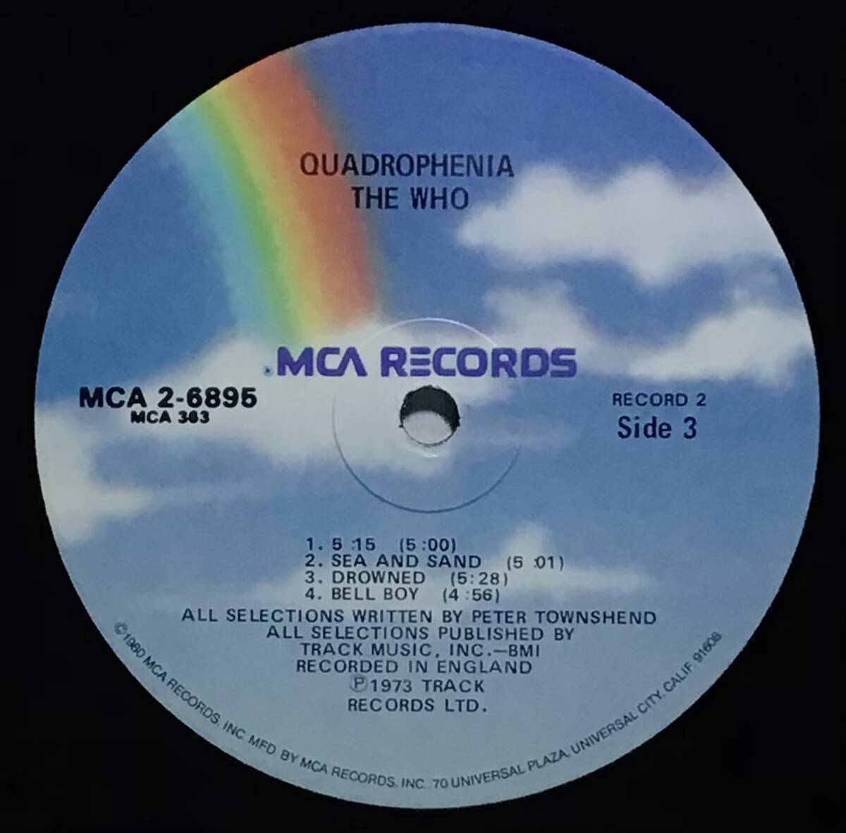 【米2LP】 THE WHO ザ・フー QUADROPHENIA 四重人格 / 1982 US盤 2枚組 LPレコード 見開きジャケット MCA2-6895 MCA2-10004 試聴済_画像9