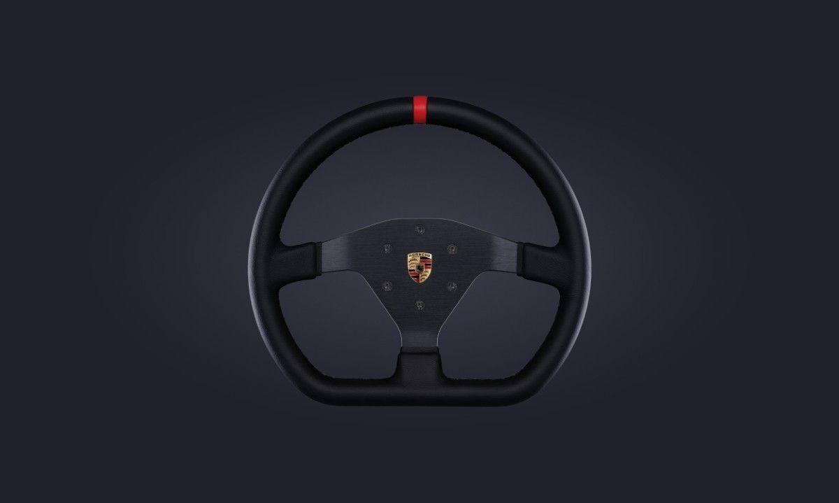 FANATEC Podium Steering Wheel PORSCHE 911 GT3 R LEATHER 新品未開封 最上位