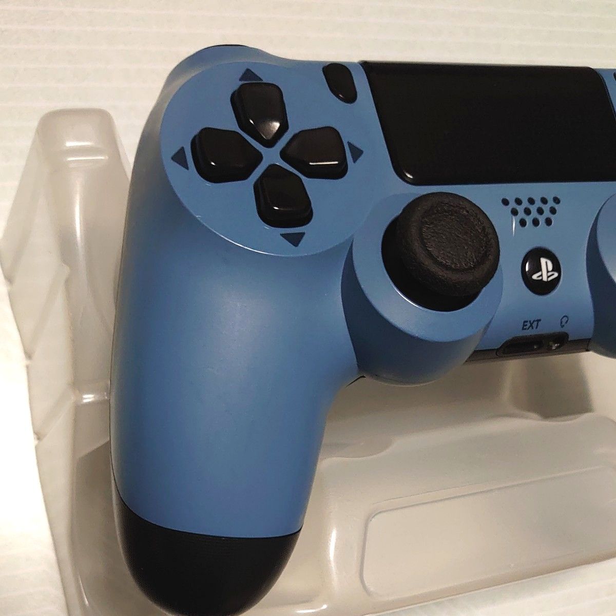 純正PS4 ワイヤレスコントローラー　グレー・ブルー