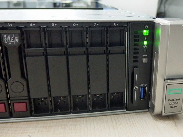 ■○ HP ProLiant DL380 Gen9 Xeon E5-2650 V4 2.20GHz×2基/RAM 256GB （16GB×16枚）/HDD 300GB×3(2.5 SAS) /800W AC Powerx2/Setupの画像2