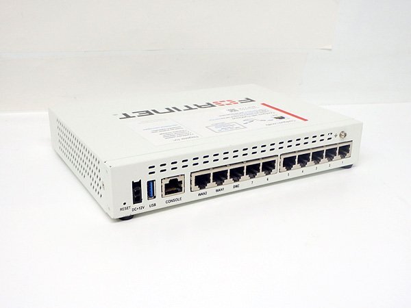 ＃Fortinet/フォーティネット Fortigate-60E (FG-60E) ファイアウォール ACアダプタ付属 初期化済 No.9_画像2