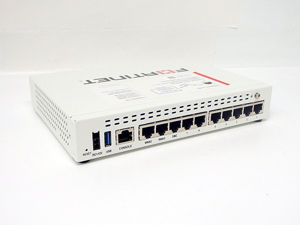 ＃Fortinet/フォーティネット Fortigate-60E (FG-60E) ファイアウォール ACアダプタ付属 初期化済 No.13_画像2