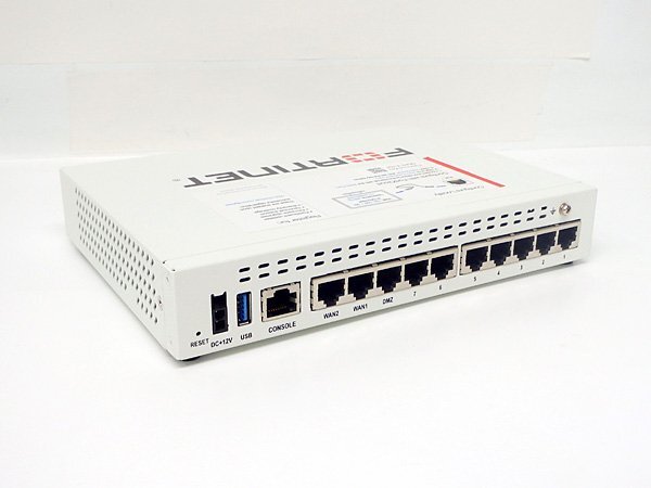 ＃Fortinet/フォーティネット Fortigate-60E (FG-60E) ファイアウォール ACアダプタ付属 初期化済 No.14_画像2