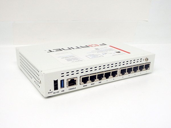 ＃Fortinet/フォーティネット Fortigate-60E (FG-60E) ファイアウォール ACアダプタ付属 初期化済 No.17_画像2