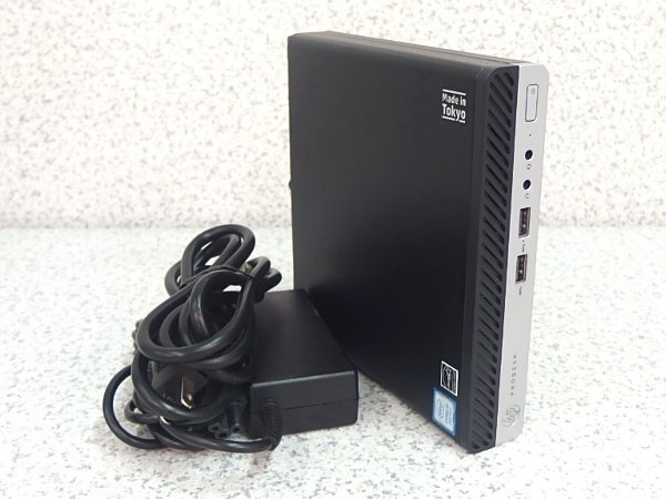 ■※ 【SSD搭載で作業効率アップ!!】HP 小型デスクトップPC ProDesk 400 G3 DM /Corei3-6100T/SSD128GB/メモリ4GB/Win11 動作確認_画像1