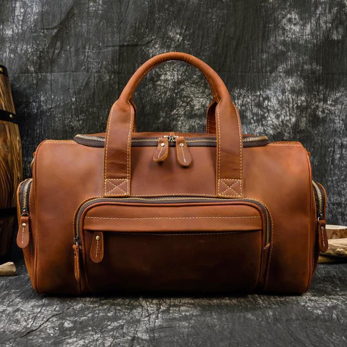  new goods recommendation * Boston bag original leather men's leather travel bag wild travel Bang machine inside bringing in Golf bag handbag bag 