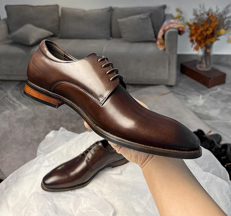  new goods recommendation * beautiful business shoes regular goods men's leather shoes beautiful goods original leather Vintage worker hand paint finishing cow leather gentleman shoes 