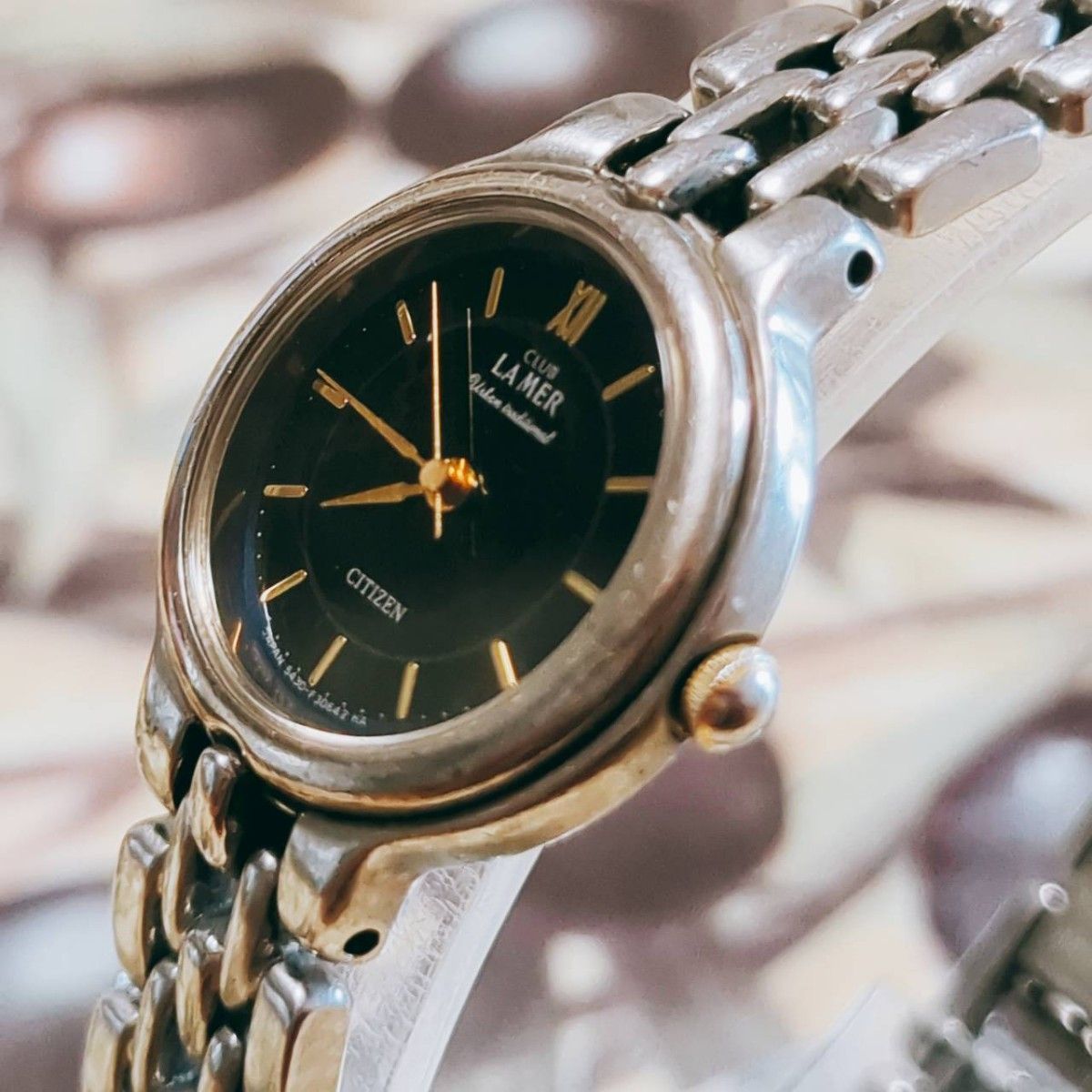 【美品】CITIZEN シチズン クラブ ラメール 腕時計 5410-F46410 レディース クォーツ 時計