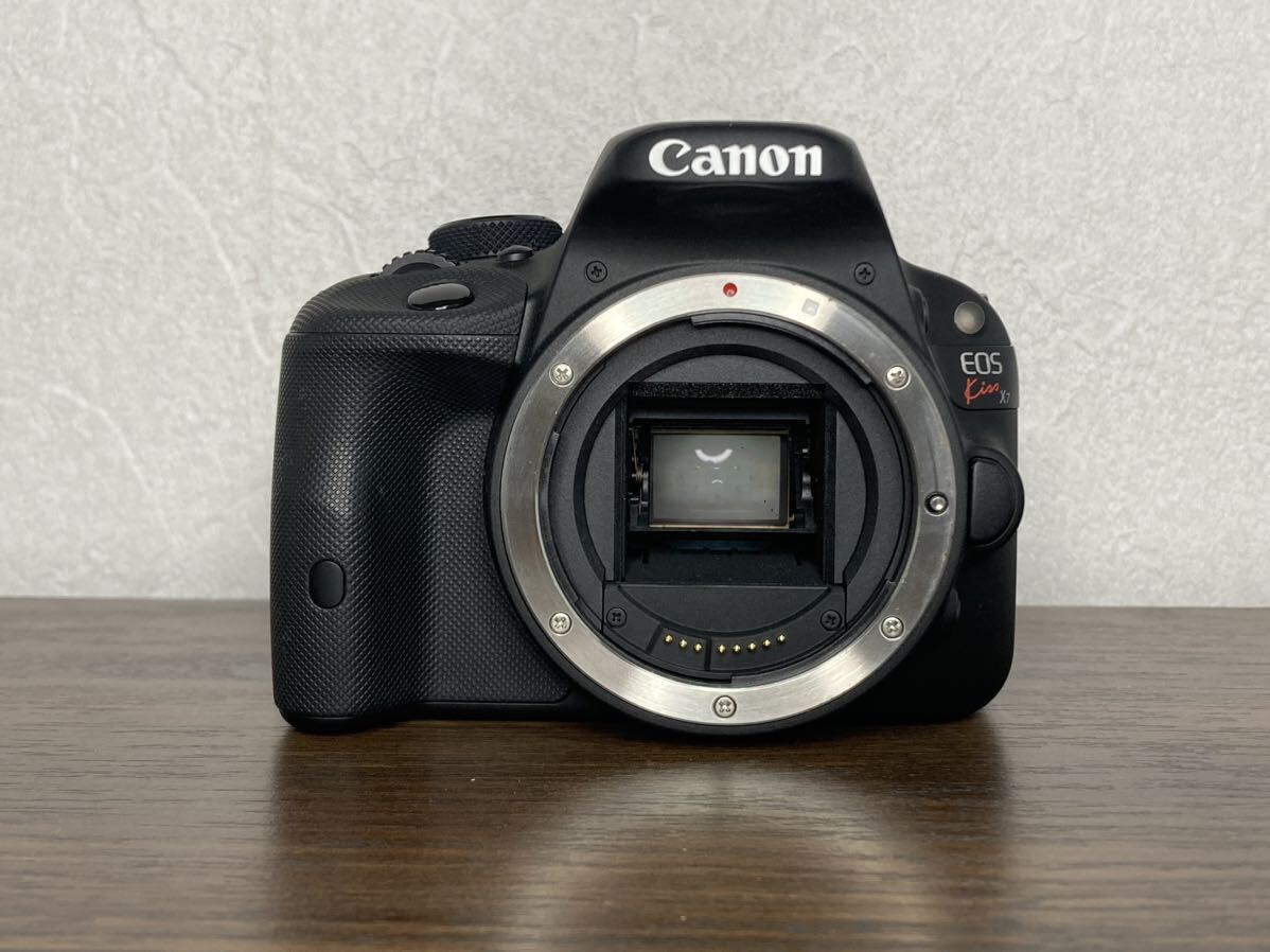 Y371【カメラバッグ付き】 キャノン Canon EOS Kiss X7 レンズセット デジタル一眼レフ の画像3