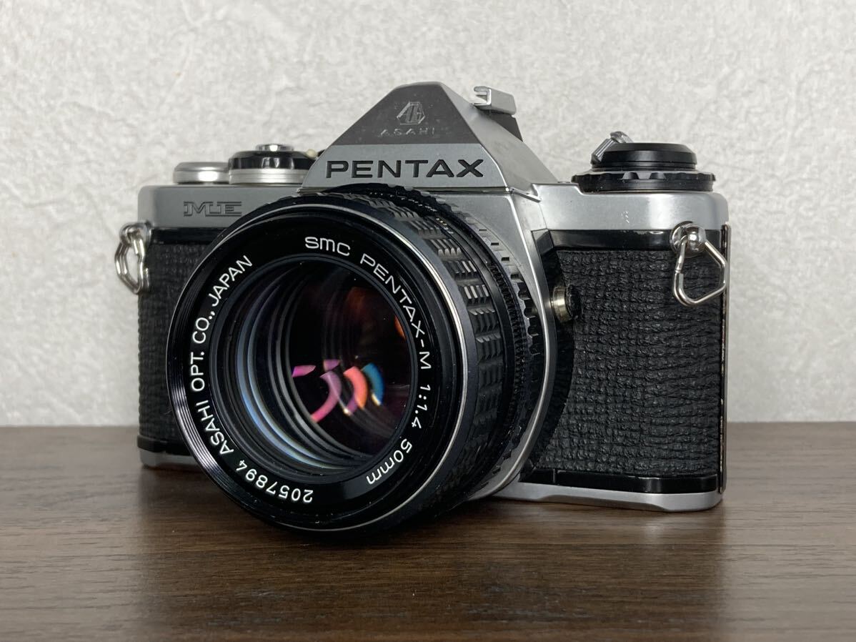 Y380 ペンタックス PENTAX ME + smc PENTAX-M 50mm F1.4 フィルムカメラ 一眼レフ 単焦点レンズ _画像2