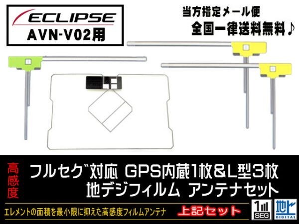 送料無料　新品　即日発送　即決価格♪　かんたん決済手数料０円　/イクリプス◆GPS一体型フィルムセット/DG12- AVN-V02_AVN-V02